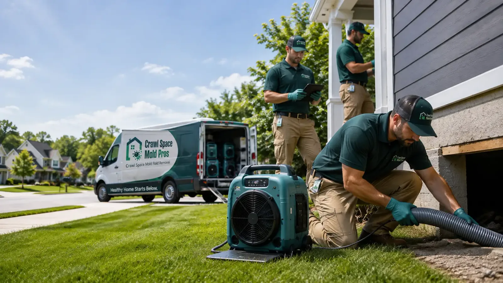Crawl Space Mold Removal in Oswego, KS